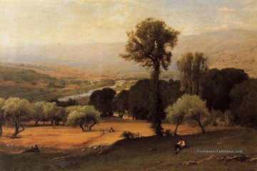 La vallée pérugienne Tonalist George Inness Peinture à l'huile